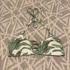 Midori Bikini Large Top in Palm Pattern